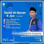 Tasmi Al-Quran 5 Juz : Muhammad Daffa