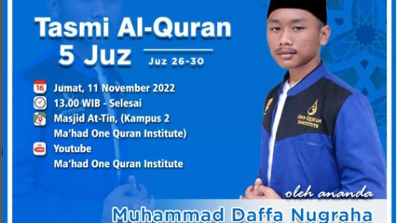 Tasmi Al-Quran 5 Juz : Muhammad Daffa