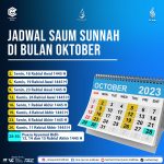 Jadwal Puasa Sunnah dibulan Oktober 2023