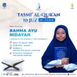 Tasmi’ Al-Quran 10 Juz Sekali Duduk  Ananda Rahma Ayu Hidayah