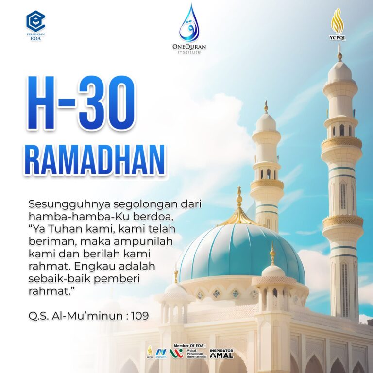 30 Hari Menuju Ramadhan 1445 Hijriyah