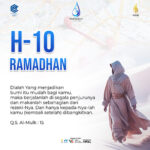 10 Hari Menuju Ramadhan 1445 Hijriyah