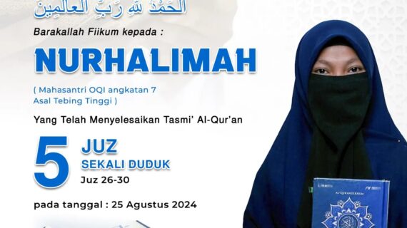 Tasmi Qur’an 10 Juz Sekali Duduk : Ananda Nurhalimah