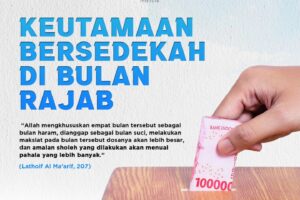 Inilah Keutamaan Bersedekah di Bulan Rajab